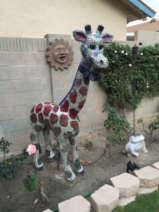 mosaic giraffe