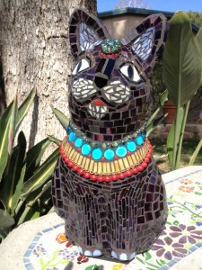 mosaic cat cleo